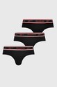 Reebok slipy (3-pack) C8241 dzianina czarny C8241