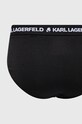 Karl Lagerfeld slipy 225M2102 (3-pack) 225M2102 czarny
