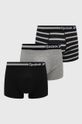 Boxerky Reebok melanž sivá F8399
