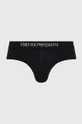 čierna Bavlnené slipy Emporio Armani Underwear 3-pak Pánsky