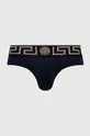 Slip gaćice Versace 2-pack mornarsko plava