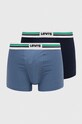 Boxerky Levi's 2-pak pletenina modrá 37149.0825
