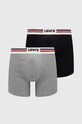Боксери Levi's 2-pack меланж чорний 37149.0826