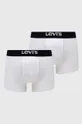 λευκό Μποξεράκια Levi's 2-pack Ανδρικά