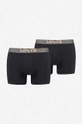 černá Boxerky Levi's 2-pack Pánský