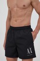 Plavkové šortky Armani Exchange čierna 953034.CC623.NOS