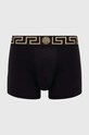 Versace bokserki dzianina czarny AU10028