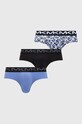 Michael Kors slipy 3-pack wzorzyste niebieski 6F31L10033