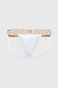 Εσώρουχο jockstrap Versace πλεκτό ύφασμα λευκό AUU01017