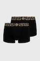 Boxerky Versace 2-pack pletenina černá AU10181.A232741