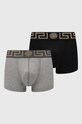 Versace bokserki 2-pack dzianina czarny AU10181.A232741