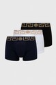 Versace bokserki 3-pack dzianina granatowy AU10326.A232741