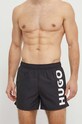 HUGO pantaloni scurti de baie 50513979 negru AA00