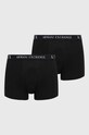 Боксери Armani Exchange 2-pack трикотаж чорний 957027.CC282.NOS