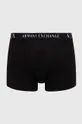 Armani Exchange bokserki 2-pack czarny