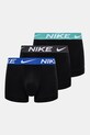 Боксеры Nike 3 шт трикотаж чёрный 0000KE1156