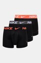 Боксери Nike 3-pack трикотаж чорний 0000KE1156