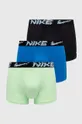 зелений Боксери Nike 3-pack Чоловічий