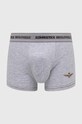 Boxerky Aeronautica Militare 2-pack AM1UBX003 šedá AA00