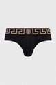 Versace slipy 2-pack AU10180.1A10011 czarny AA00