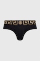 Σλιπ Versace 2-pack AU10180.1A10011 μαύρο AA00