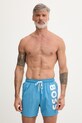 BOSS szorty kąpielowe męskie Octopus niebieski 50514502