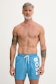 BOSS szorty kąpielowe męskie Octopus niebieski 50514502
