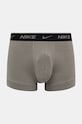 Nike boxeri 3-pack 0000KE1008. gri AA00