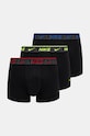 Boxerky Nike 3-pack potisk černá 0000KE1008.