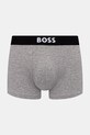 Oblečenie BOSS boxerky pánske bavlnené s elastanom Trunk 3P BOSS ONE 3-pack 50544263 biela