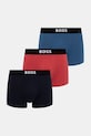 BOSS bokserki męskie bawełniane z elastanem Trunk 3P BOSS ONE 3-pack niebieski 50544263