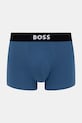 BOSS bokserki męskie bawełniane z elastanem Trunk 3P BOSS ONE 3-pack niebieski 50544263