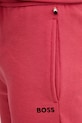 BOSS домашен къс панталон мъжки с памук Waffle Shorts червен 50535884