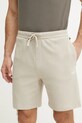 BOSS pantaloni scurți de lounge tricotaj bej 50535884