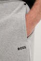 BOSS loungewear šortky pánské s bavlnou Waffle Shorts šedá 50535884