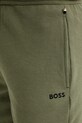 BOSS szorty lounge męskie z bawełną Waffle Shorts zielony 50535884