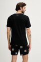Fila pijamale de bumbac negru FPS1221
