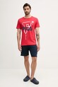 Fila pamut pizsama FPS1220 piros AA00