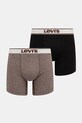 Боксери Levi's 2-pack гладкий коричневий 37149.1167