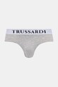 Trussardi slipy 2-pack TRU2USP01 szary AA00