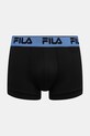 Fila bokserki dopasowane męskie bawełniane z elastanem 2-pack FU5380/2 czarny SS26