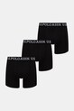 U.S. Polo Assn. bokserki męskie bawełniane z elastanem USPA Trunk 3-pack czarny MUP3438