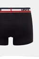 Odzież Levi's bokserki męskie bawełniane z elastanem 4-pack 37149.1302 czarny