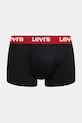 Levi's bokserki męskie bawełniane z elastanem 2-pack 37149.1210 czarny AA00
