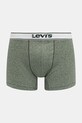Odzież Levi's bokserki męskie bawełniane z elastanem 2-pack 37149.1253 zielony