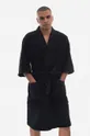μαύρο Βαμβακερό μπουρνούζι Maharishi Robe Organic Unisex