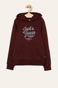 Jack & Jones - Detská mikina 128-176 cm s kapucňou burgundské 12158423