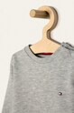 Chlapec Tommy Hilfiger - Detská mikina 80-176 cm KB0KB04137 sivá