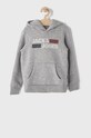 Jack & Jones bluza dziecięca z kapturem szary 12152841.