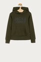 Jack & Jones bluza dziecięca z kapturem szary 12152841.